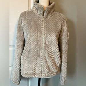 NWT Calvin Klein Women's Textured Zipper Jacket - Large